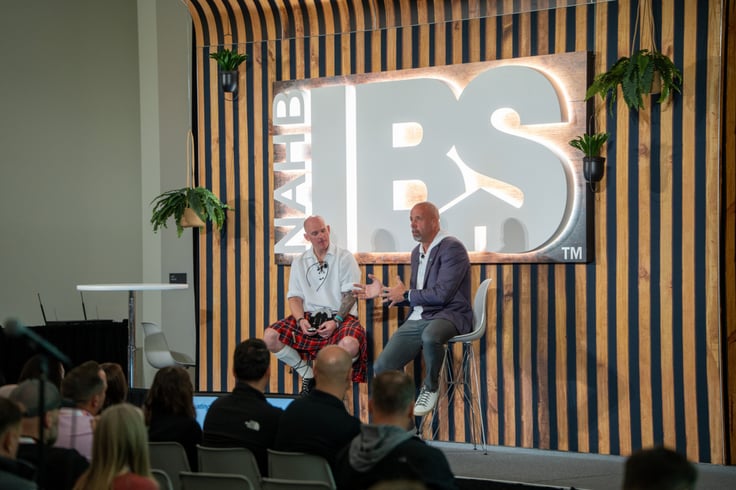 IBS Speakers presents to crowd